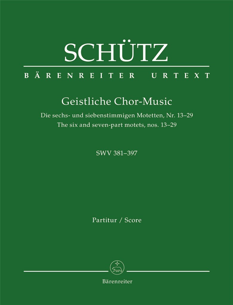 Sacred Choral Music SWV 381-397